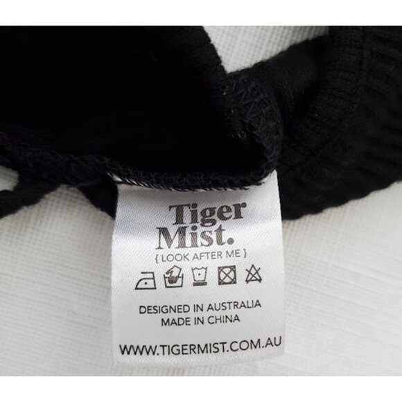 NWT Tiger Mist Black Halter Tank Bandage Top Cropped Strappy Midriff Size XS - Picture 9 of 11